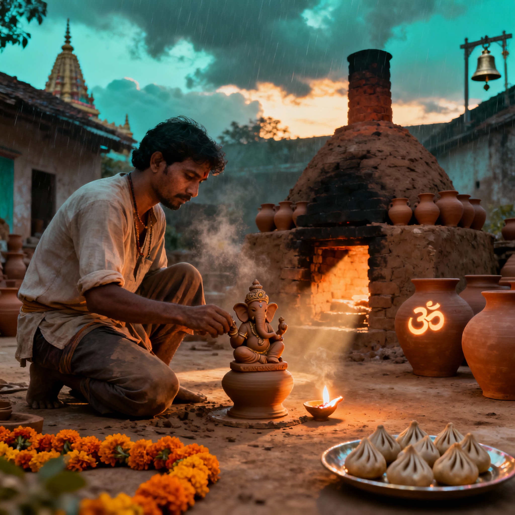 गणेश पुराण से भक्ति और आशीर्वाद की कथा